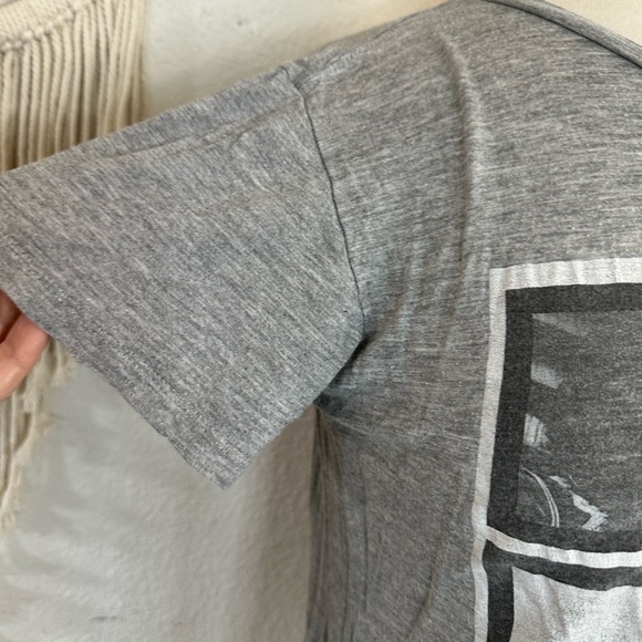 Distressed well worn Gray Jimi Hendrix Graphic Tee large - Picture 2 of 8